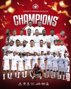 Tinubu Congratulates Rangers on Record Ninth NPFL Title
