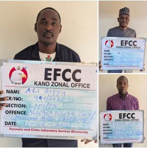 EFCC Arrests AVSEC Inspector, Two Others for Alleged Cash, Gold Smuggling in Kano