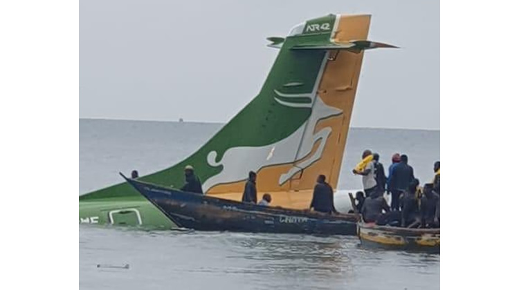 Passenger plane crashes into Lake Victoria in Tanzania