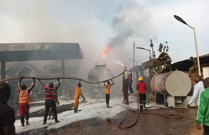  Tanker explodes in Ondo