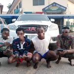 RRS Arrests Four Suspected Traffic Robbers, Recovers Phones, ATM Card