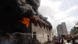 Again! Fire Outbreak Destroys Several Shops In Ibadan Community