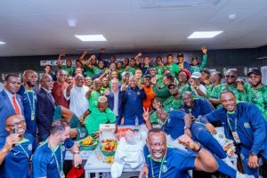 Tinubu Directs Maximum Support for Super Eagles as VP Shettima leads delegation 