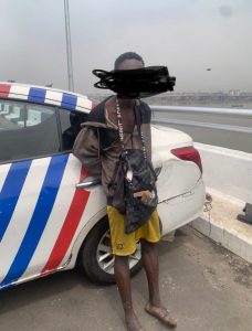 Lagos RRS Arrests Vandal, Recover Stolen Led Road Studlight