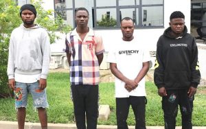 EFCC Arrests Four Suspected Internet Fraudsters in Abuja