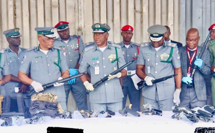  Customs Intercepts Illicit Weapons Worth Over N1.5 Billion, Arrest Man in Lagos