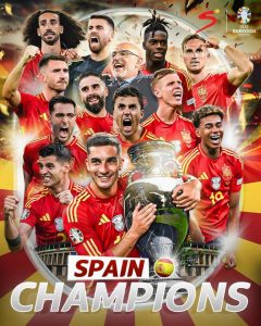 Euro 2024: Spain defeat England to win record fourth European Championship
