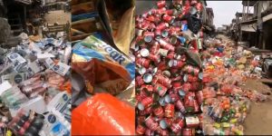 NAFDAC Shuts Down Eziukwu Market Over Fake Carbonated Drinks, Expired Products Worth ₦5 Billion