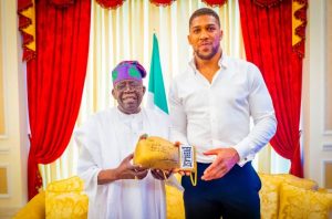 PhotoNews: Anthony Joshua visits President Tinubu in Lagos