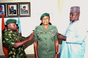 Nigerian Army Decorates First Female Infantry Corps Army Warrant Officer in Abuja