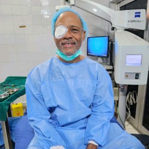 Lagos health commissioner, Akin Abayomi, undergoes eye surgery at LASUTH