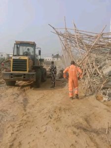 One Dead, Four Injured As Two-Storey Building Collapses At Lagos Estate