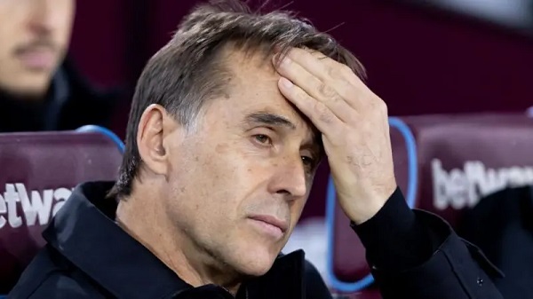 West Ham sack Lopetegui after six months in charge