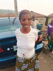 43 year-Old woman arrested for hitting nine-year-old son’s head with pestle