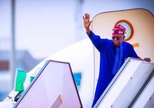 TINUBU DEPARTS BRAZIL FOR ABUJA