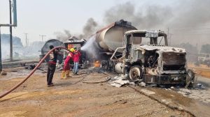 Petrol Tanker Explosion Burnt Down Business Premises In Anambra State