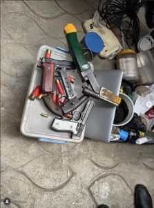 POLICE ARREST TWO ARMED ROBBERY SUSPECTS, RECOVER ARMS & AMMUNITION