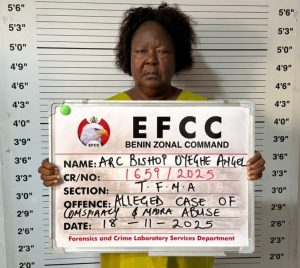 EFCC Arrests Female Archbishop for Alleged Naira Abuse