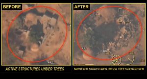 NAF PRECISION STRIKES DESTROY TERRORISTS ENCLAVE IN SAMBISA