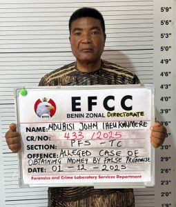 EFCC Arrests Man for Alleged N165m Fraud in Benin-City