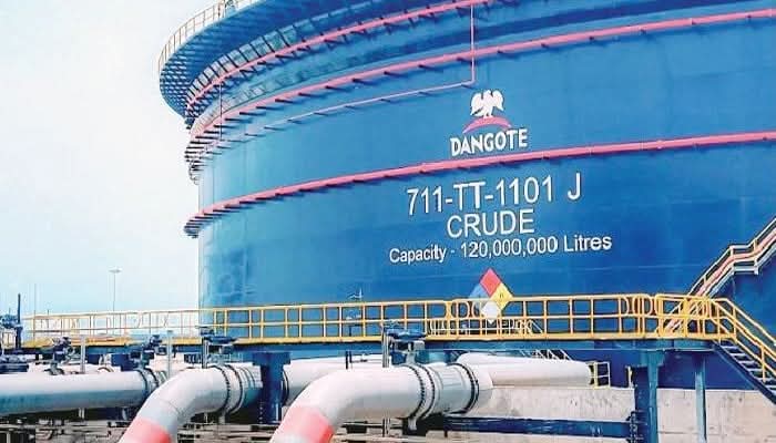 Dangote Refinery Raises Petrol Price to N1,245 Per Litre
