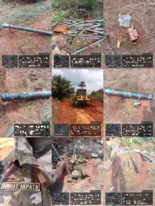 TROOPS REOPEN ROAD SHUT FOR THREE YEARS, DESTROY BOMB FACTORY IN IMO STATE