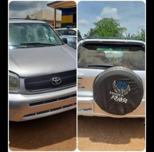 Ondo Police Recover Stolen Toyota RAV4, Arrest Suspect in Intelligence-Led Operation