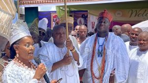 OBASANJO, DIGNITARIES STORM ILE-IFE AS OONI INSTALLS AMOSUN’S WIFE AS YEYE MOREMI OODUA