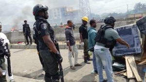LAGOS TASKFORCE COMMENCES ENFORCEMENT OPERATION AT ALABA RAGO CORRIDOR
