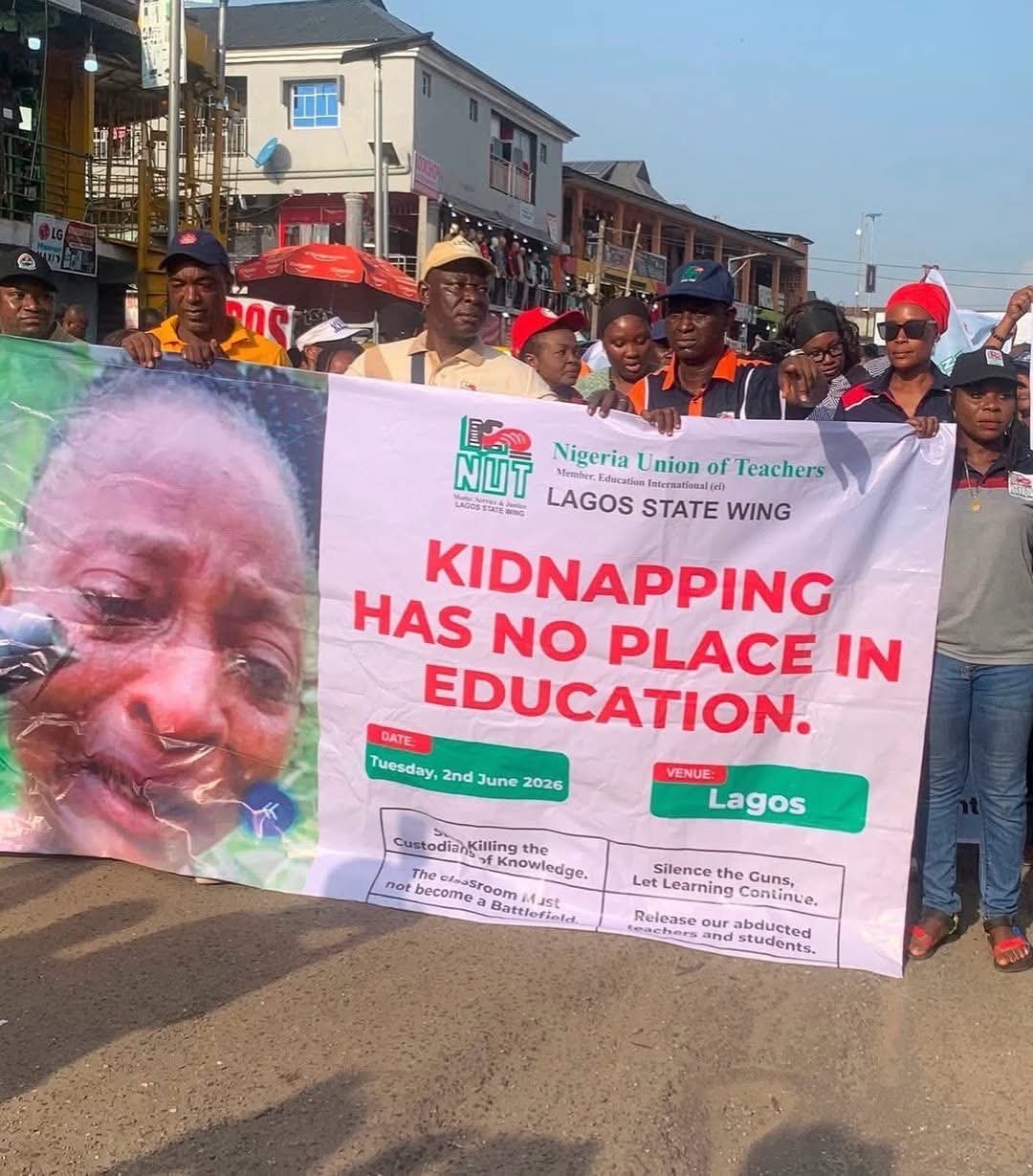 Lagos Teachers Stage Solidarity Walk Over Oyo School Abductions, Insecurity in Schools