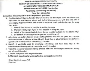 Kogi Varsity Turns Remi Tinubu’s Akara, Kulikuli Advice Into Exam Question