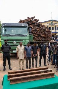 BREAKING: Oyo Police Arrest 3 Suspected Railway Vandals, Recover Rail Tracks Worth ₦200m