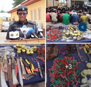 Police Arrest 147 Suspects, Recover 250 Cartridges, Machetes in Lagos