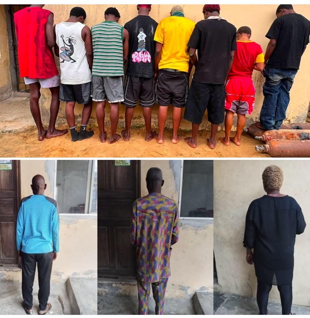 Police Arrest 8 Notorious Cultists Terrorizing University Students, 3 Vandals In Bayelsa