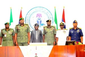 Tinubu meets security chiefs over insecurity in Nigeria