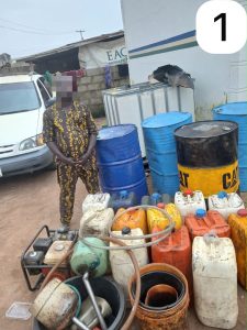 Operation KOSAYE: Ogun Police Arrest 16 Suspects, Recover Stolen Vehicles, Illegal Petroleum Products