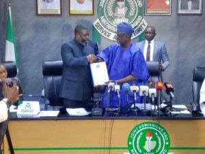 JUST IN: Oloyede bows out as 40-year-old Segun Aina assumes office as JAMB registrar