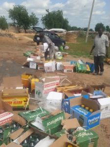 Troops Intercept Bandits’ Convoy, Arrest 6, Confiscate Consignment 10 Bags of Rice, Others Items