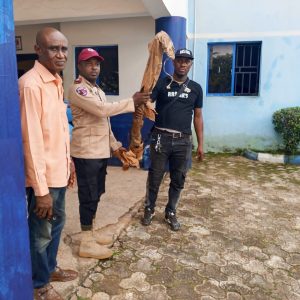 FRSC Recovers Double-barrel Gun from Crash Scene in Anambra