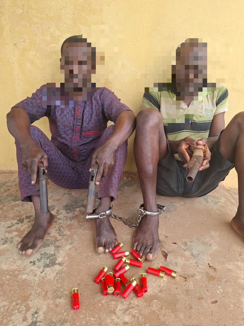 Ogun Police Arrest Two Armed Robbery Suspects, Recover Three Pistols, 18 Cartridges