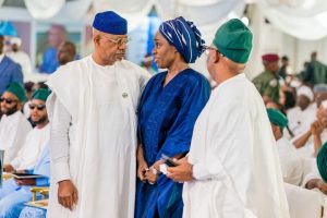 Governor Abiodun Joins Kemi Adeosun, At Late Husband’s Service of Songs