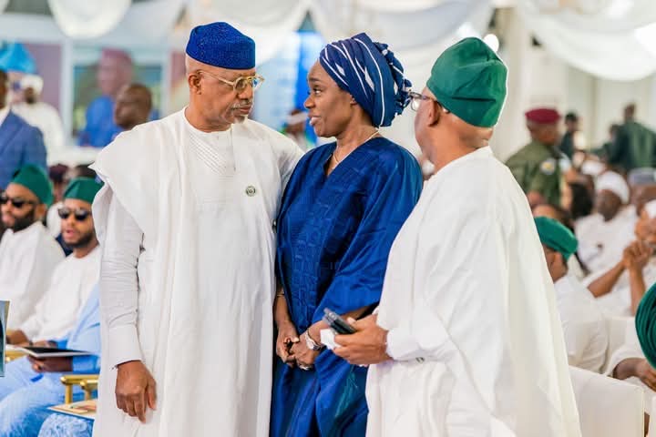 Governor Abiodun Joins Kemi Adeosun, At Late Husband’s Service of Songs