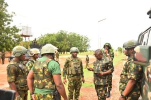 GOC 8 Division Nigeria Army Koughna on Assessement Visit, Adjusts Security Architecture in Kebbe