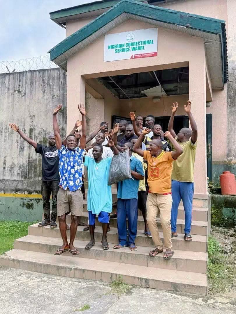 Suspended Delta Commissioner Regains Freedom, Pays Fines For Freedom of 15 Inmates of Warri Correctional Centre