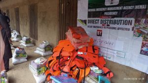 NEMA Distributes Relief to Gorau Boat Mishap Victims, Donates Life Jackets