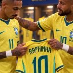 Raphinha handed Brazil’s iconic No. 10 jersey after Neymar’s international exit