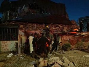 Many Trapped In Collapsed 3-Storey Building in Wuse, Abuja