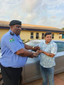 Ogun Police Recover Stolen Toyota Camry in Under Eight Hours, Arrest One in Ifo