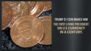 Trump $1 Coin Makes Him First Living US President on Currency in a Century