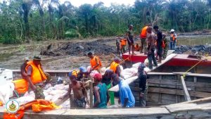 NAF Sustains Intensive Recovery Efforts At Igbokoda As Water Level Drops